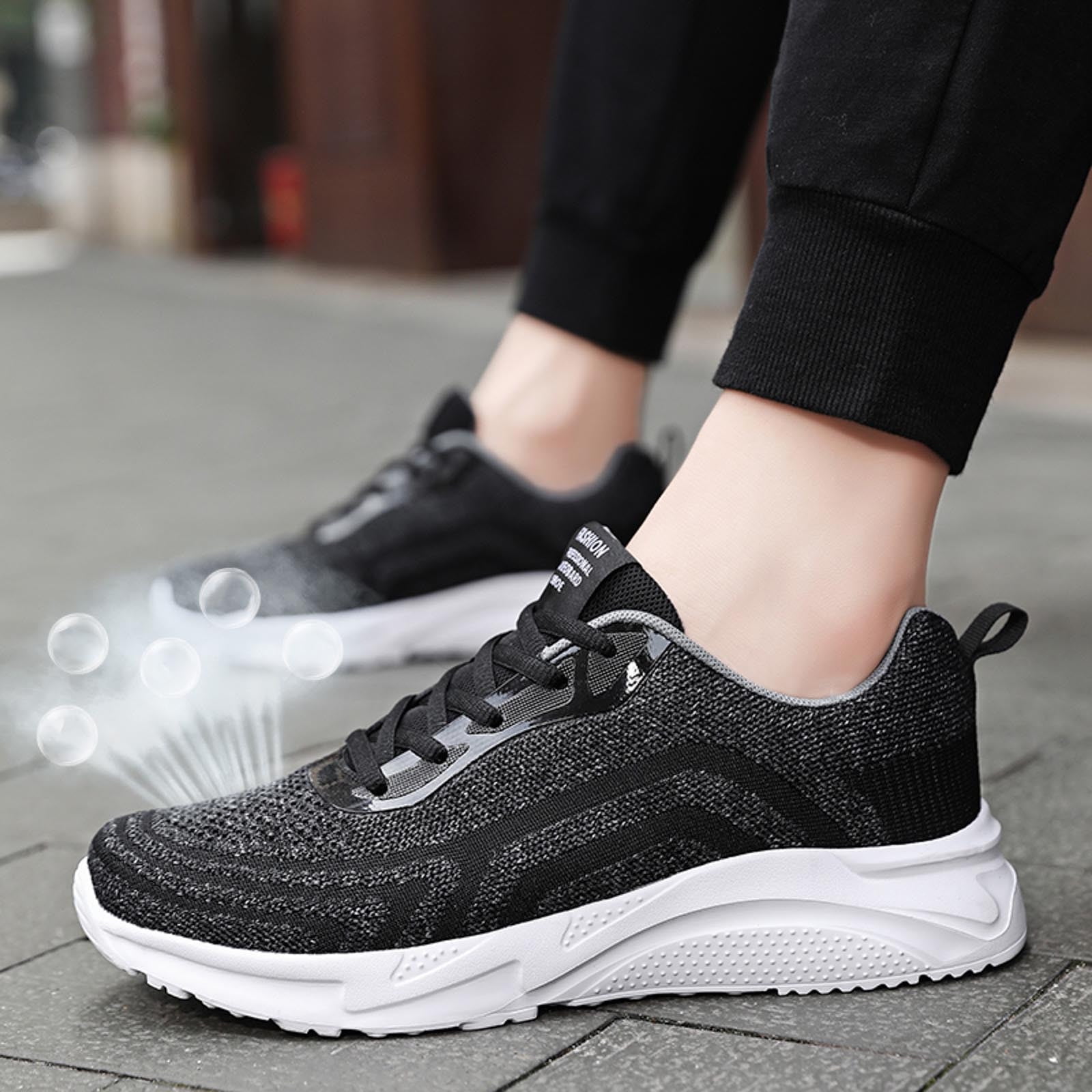 Adult Men Sneaker Mens Sneaker Boots Size 14 Men Sports Shoes Fashion New Pattern Colored Mesh Breathable Flat Bottom Comfortable Non Slip Male Sneaker Grey 10 Walmart