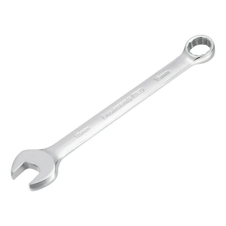 

Metric 15mm 12-Point Box Open End Combination Wrench Chrome Finish Cr-V