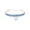 Light Blue, variant on Sparkling Rhinestone Pet Collar with Heart Pendant - Adjustable Crystal Diamond Neckstrap for Small Dogs and Cats - Elegant Bling Jewelry for Weddings, Parties, and Holidays
