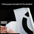 thumbnail image 4 of Folding Handicapped Parking Stencils Silicone Flexible Garage Marker Handicap Parking Stencil Marker Symbol Template, 4 of 7