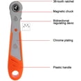 thumbnail image 4 of Llave de vaso, mini 36 dientes 1/4 pulgadas Llave de vaso Llave de trinquete Destornillador Llave de vaso Herramientas manuales automotrices (naranja) Vhermosa ZYY-2778, 4 of 4