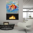 thumbnail image 6 of Epic Art 'Fish Tale' by St. Hilaire Elizabeth, Acrylic Glass Wall Art, 36"x36", 6 of 8