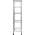 thumbnail image 5 of Muscle Rack Adjustable 5 Tier Freestanding Garage Storage Shelves, Chrome, 5 of 6
