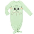 thumbnail image 2 of Star Wars The Child Infant Baby Boys Sleeper Gown and Hat Newborn to Infant, 2 of 5