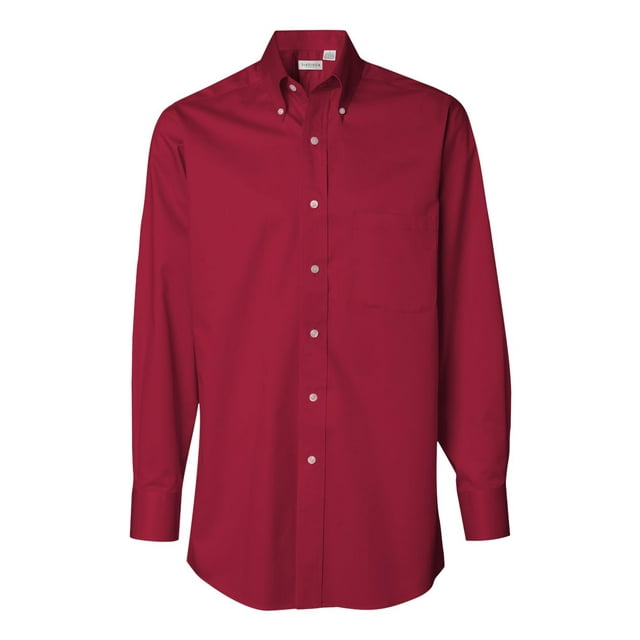 Van Heusen Chemise en Sergé pour Bébé à Manches Longues pour Hommes, 3TG, Écarlate