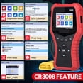 thumbnail image 2 of 3008 Scanner Support Full Obd2 Battery Tester Function CR3008 OBDII Code Reader ,Fast and Accurate Precise, 2 of 5