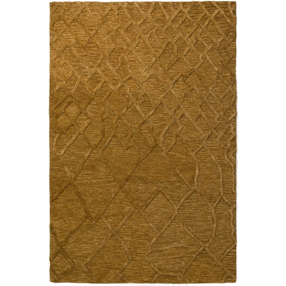 Dalyn Mojave Area Rug MJ1 Mj1 Bronze Bronze Diamonds Diagonals 9' x 13' Rectangle