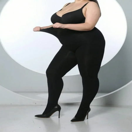 OUSITAID 1pc Women Plus Size Black Tights With Minimalist Loose Fit Style High Elasticity And High Density For Everyday Wear Walmart