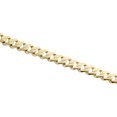 thumbnail image 4 of 10K Yellow Gold Cubic Zirconia Monaco / Cuban Link 6.5mm Statement Bracelet 10", 4 of 9