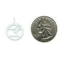 thumbnail image 2 of Sterling Silver Gymnastics Charm Gymnast FindingKing, 2 of 5