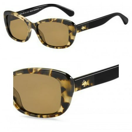 Black Havana Sunglasses - Kate Spade Women's Claretta/p/s Polarized Rectangular Sunglasses, Havana Black, 53 mm