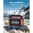 thumbnail image 3 of Altavoz Bluetooth ANCOON 80W Peak Power IPX6 impermeable rojo, 3 of 7