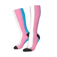 thumbnail image 2 of Transgender Flag Knee High Socks for Women Long Leg Warmers Socks, 2 of 7