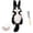 E, variant on Handmade Cat Plush Backpack, Animal Shaped Backpack Toy Realistic Furry Cat Bag with Random Bow Tie & Random Comb, Perfect for Travel & Daily Use