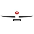 thumbnail image 2 of Universal Car Rear Spoiler, 3Pcs Car Rubber Rear Trunk Spoiler Wing Trunk Boot Roof Trim Strip Bar Spoiler For Cars, 2 of 8