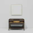 thumbnail image 7 of Norwalk 48 in W Brown Oak Single Vanity, Carrara Marble Top, Faucet Set, and 46 in Mirror, 7 of 7