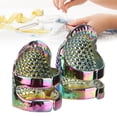 thumbnail image 1 of Sewing Thimble, Finger Protector Adjustable Metal Thimble  for Hand Sewing Gray,Cyan-blue,Colorful,Silver,Rose Gold, 1 of 7