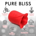 thumbnail image 2 of Bloomgasm Lily Lover Clitoral Vibrator, Red, 2 of 8