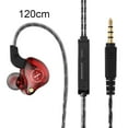 thumbnail image 6 of Lifetechs X2 3.5mm Universal Dual Moving Coil Quad-Core In-Ear HiFi Bass Wired Earphone, 6 of 8