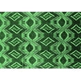 thumbnail image 1 of Ahgly Company Machine Washable Indoor Rectangle Solid Emerald Green Modern Area Rugs, 2' x 3', 1 of 4