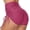 Hot Pink, variant on High Waisted Women's Yoga Shorts for Sports Lifting Workout Running and Hot Leggings