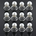 thumbnail image 7 of Besufy Hairpins 12x Wedding Bridal Hair Pins Rhinestone Twists Coil Flower Swirl Spiral Hairpins, 7 of 7