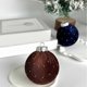 thumbnail image 1 of Bola de adorno de Navidad de terciopelo de 3.15 pulgadas | Decoración navideña de flocado suave | Surtido de colores ricos | Duradero, fácil de colgar | Árbol, Guirnalda, Decoración de Fiesta, 1 of 6
