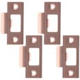 thumbnail image 1 of 4pcs T-strike Plates Door Strike Plates Deadbolt Strike Plate Thickened Door Backplates, 1 of 6
