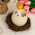 thumbnail image 5 of Easter Decor Easter Bunny Planter Resin Intricate Design Indoor Plants Home Garden Decor Festive Centerpiece Attract Attention, 5 of 7