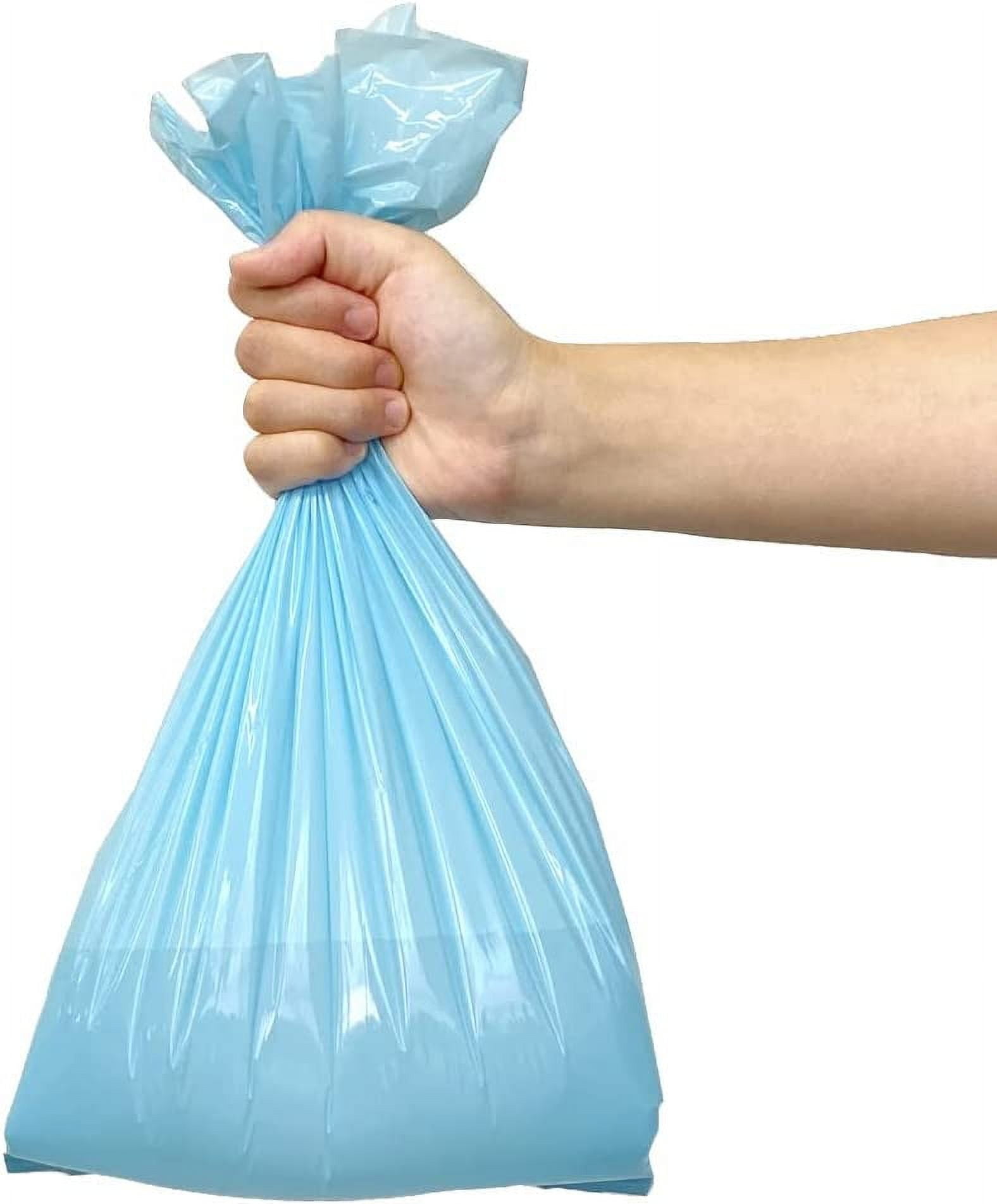 Amazing Odor Sealing Dog Poop Bags - Durable and Unscented [Size: M, Color: Light Blue] (90 Count, Pack of 1) (90 Bags)