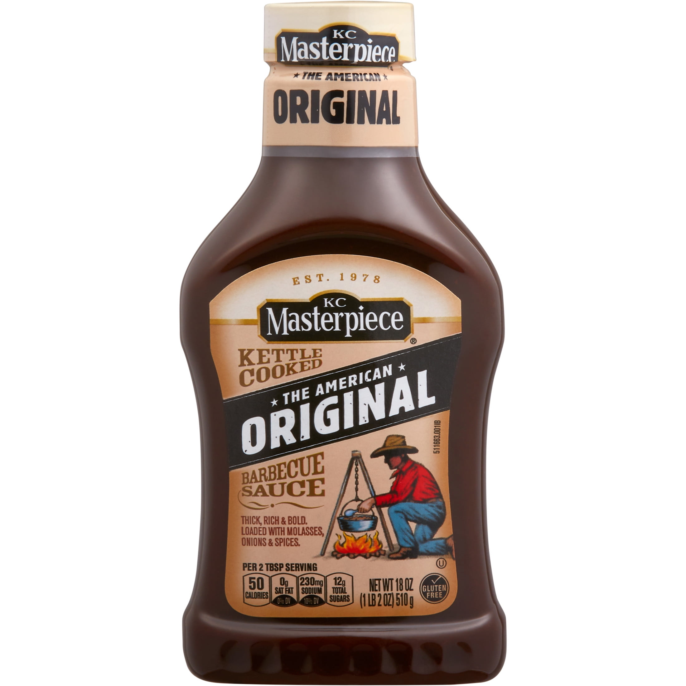 KC Masterpiece Original Barbecue Sauce, 18 fl oz Bottle