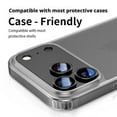 thumbnail image 3 of Camera Lens Protector for iPhone 17 Series, Metal Tempered Glass Rear Camera Screen Cover, 3 of 7