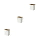 thumbnail image 2 of Cesto de Basura Billuyoard Tapa de Bambú Estilo Nórdico Blanco Delgado Tamaño S, 2 of 6