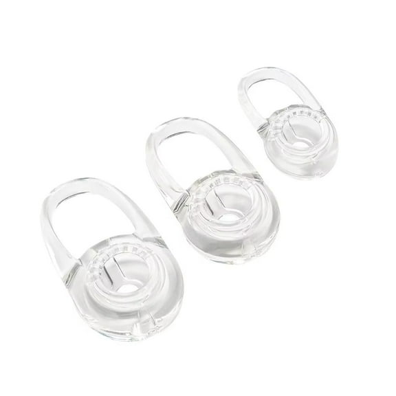 Earbud Gel & Ear Hook for Plantronics Marque M155/2M165,Clear Replacement Eargel & Clear Ear Hook, Fit for Savor M1100 M100 M55 M28 M25 Wireless Bluetooth-compatible Headset