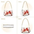 thumbnail image 2 of ALAZA Cardinals Bird Hearts Women's Chain Shoulder Bag Hobo Handbag Tote Crossbody Purse, 2 of 7