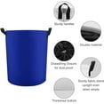 thumbnail image 4 of Large Laundry Basket, Orange Collapsible Laundry Hamper Dirty Clothes Washing Bin for College Dorm Storage Essentials, 4 of 10