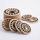 thumbnail image 4 of 50 piezas de hueca, fabricación de pendientes, bricolaje, rebanadas de , manualidades, , colgantes, collar de joyería 35x35mm Gloria Piezas de madera, 4 of 9