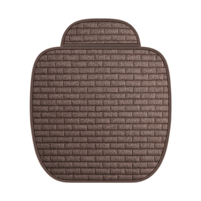 Cojín de lino para asiento de coche,transpirable y ventilado,ideal para el verano.Almohadilla de soporte para el respaldo del asiento del conductor y del pasajero.Antideslizante y lavable.