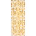 thumbnail image 3 of Safavieh Dip Dye Collection DDY711C Handmade Moroccan Geometric Watercolor Ivory and Gold Wool Square Area Rug (7' Square), 3 of 10