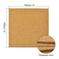 thumbnail image 2 of 100 Piezas de Cuadrados de Corcho Autoadhesivos 4" X 4" Hojas de Respaldo de Corcho para Posavasos de Manualidades Marrón, 2 of 4
