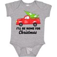 thumbnail image 3 of Inktastic I'll Be Home for Christmas Truck with Tree Boys or Girls Baby Bodysuit, 3 of 5
