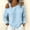 Light Blue women off shoulder tops a1, variant on Women's Fall Winter Long Sleeve Off Shoulder Tops Solid Asymmetric Loose Pullover Casual Basic Tshirt Dressy Blouses Trendy Street Style Vacation Clothes, Coffee XL