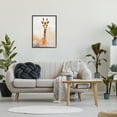 thumbnail image 3 of Stupell Industries Modern Giraffe Portrait Animals & Insects Painting Black Framed Art Print Wall Art, 24 x 30, 3 of 9