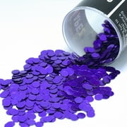 Confetti Circle 1/4" Purple - Pouch (1/2 oz) - CCP8680
