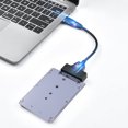 thumbnail image 3 of Carcasa adaptador convertidor Wdftyju M.2 NGFF SSD a 2,5 pulgadas SATA3 6Gbps, 3 of 6
