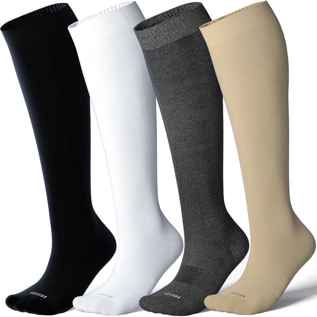 Calcetines de compresión LEVSOX para mujeres embarazadas de 20 a 30 mmHg