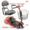 Zip'r Mobility - Zip'r Roo - Travel Scooter - 3-Wheel - 16.5"W x 14.5"D - Red