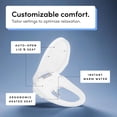 thumbnail image 4 of Asiento de bidé inteligente TUSHY Aura con control de temperatura y secador, 4 of 9