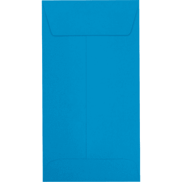 LUXPaper #7 Coin Envelopes, 80 lb, 3 1/2 x 6 1/2, Pool Blue, 250 Pack