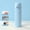 blue-B, variant on Clearance!XEOVHV Stainless Steel Vacuum-Insulated Water Bottle with Spill-Proof Lid, Keeps Drinks Hot or Cold for Hours with Interchangeable Lid, 450ml